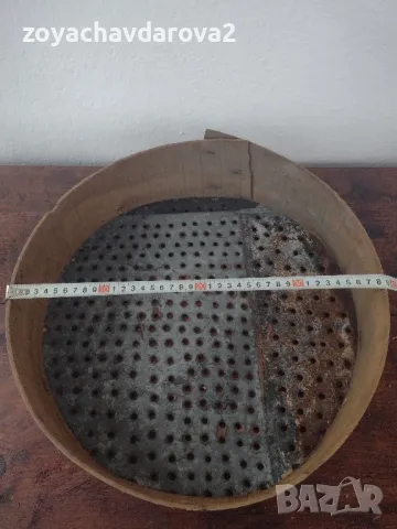 СТАРО ГОЛЯМО МЕТАЛНО СИТО, снимка 3 - Антикварни и старинни предмети - 48997803