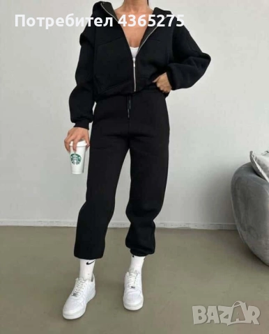 ватирани зимни дамски екипи, триконечна вата, 4 цвята, снимка 5 - Спортни екипи - 51918537