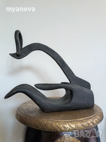 Vintage поставка от тиково дърво за бутилки , ключове , декорация или по избор. , снимка 7 - Декорация за дома - 50700383