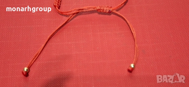 Златна гривна"тип конец" с надипис"Никол", снимка 4 - Гривни - 51884966