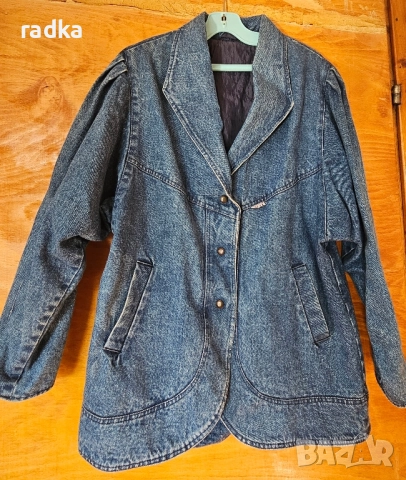 Винтидж дънково яке, снимка 3 - Якета - 52351091