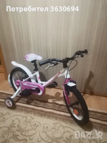 ДЕТСКИ ВЕЛОСИПЕД, КОЙТО Е МНОГО ЗАПАЗЕН И ВСИЧКО РАБОТИ. ГУМИ 16 ЦОЛА. 