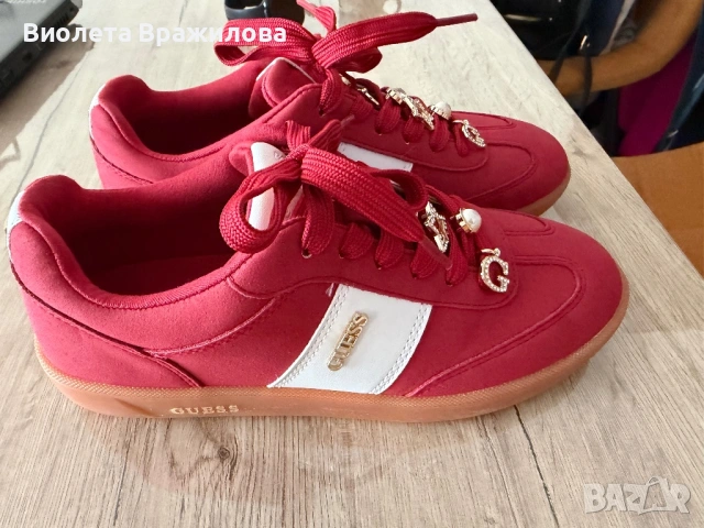Guess Сникърси Червен, снимка 2 - Други - 53218615