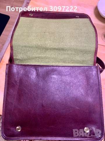 Луксозна кожена чанта за лаптоп, също така доста елегантна дамска чанта портфолио, снимка 4 - Чанти - 50532448