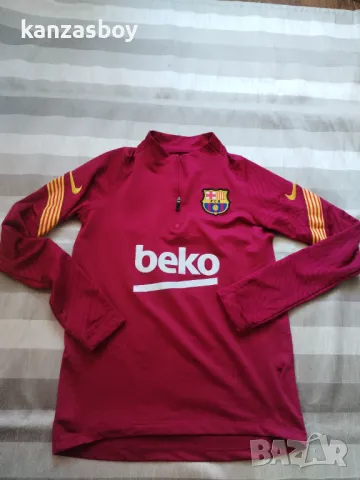 Nike Y NK FC BARCELONA STRIKE DRY - юношеска футболна блуза 137-147см., снимка 5 - Детски анцузи и суичери - 48383300