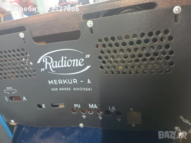 Лампово радио Radione, снимка 2 - Радиокасетофони, транзистори - 52721410
