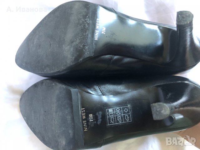 Дамски обувки естествена кожа Nine West, снимка 4 - Дамски обувки на ток - 30111898
