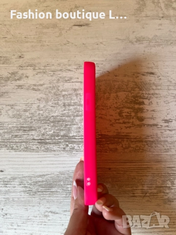 Кейс / калъф за айфон 13 про макс чисто нов цикламено розов материала гума силикон 🩷🩷🩷🩷, снимка 4 - Калъфи, кейсове - 52088836