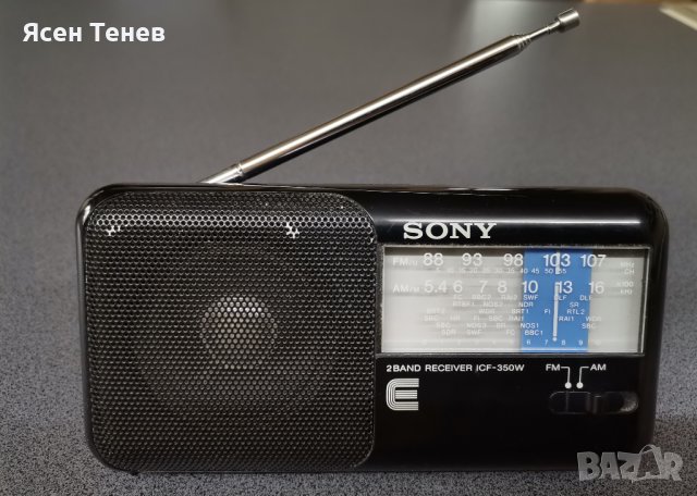 Sony ICF-350W, снимка 1 - Радиокасетофони, транзистори - 42623361