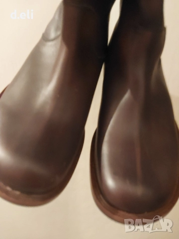 GF FERRE Original Size 43 100% Кожа Страхотни ботуши Унисекс!, снимка 4 - Мъжки ботуши - 47534170