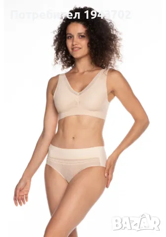 Дамски бикини в бежов цвят 5014