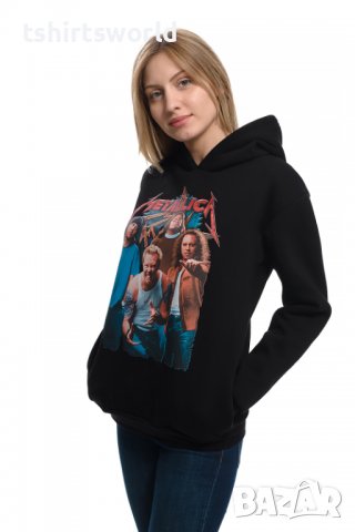 Нов дамски суичър с трансферен печат на музикалната група METALLICA, снимка 8 - Суичъри - 37007241