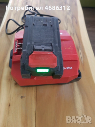 Комплект зарядно с батерия за хилти, снимка 4 - Винтоверти - 52833139