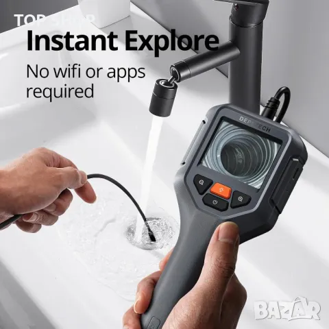 Ендоскопска инспекционна камера DEPSTECH със светлина, 1080P HD, снимка 6 - Друга електроника - 49731222