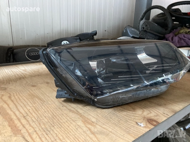 Десен фар Skoda Fabia 3. Led. Шкода Фабиа III. 2014-18г. Оригинален. 6V1941016B., снимка 2 - Части - 51986436