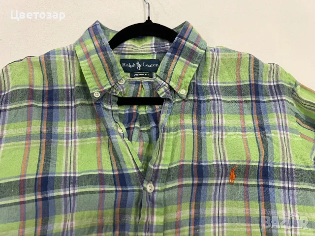 Polo Ralph Lauren ленена мъжка риза, снимка 8 - Ризи - 56074593