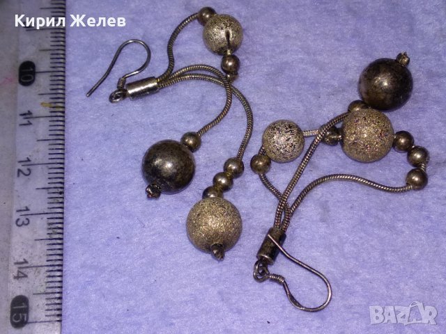 ШАРМАНТНИ ПОСРЕБРЕНИ ФЕШЪН ВИНТИДЖ АРТ ОБЕЦИ с ПЕЧАТИ 925 - От БЛАГОРОДНА НЕРЪЖДАЕМА СТОМАНА 17423, снимка 15 - Обеци - 42866976