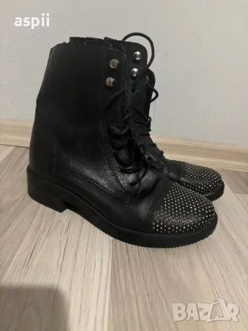 Дамски кубинки 38 номер , снимка 4 - Дамски ботуши - 48251622