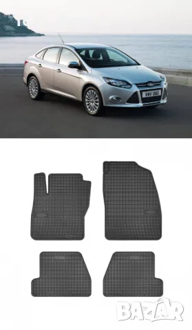 Гумени стелки Frogum за Ford Focus  2010-2018, снимка 5 - Аксесоари и консумативи - 48464012