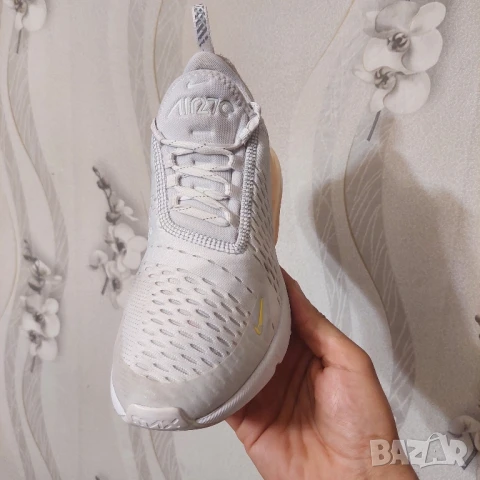 Nike Air Max 270 White Pink  номер 40 ,5-41  оригинални маратонки , снимка 10 - Маратонки - 50717863