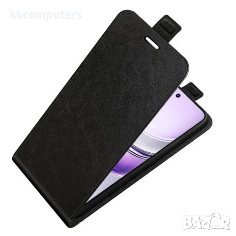 Realme 14x / Realme C75 Flip3 Кожен Калъф и Скрийн Протектор, снимка 6 - Калъфи, кейсове - 50767044