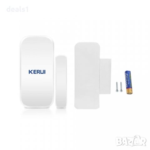 KERUI D025 433MHz Безжичен магнитен сензор за прозорци и врати