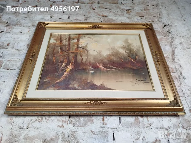 Картина масло върху платно , снимка 7 - Картини - 56433106