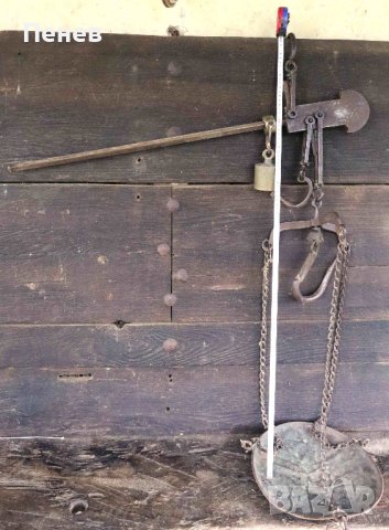 Продавам голям запазен кантар, снимка 5 - Антикварни и старинни предмети - 44297620