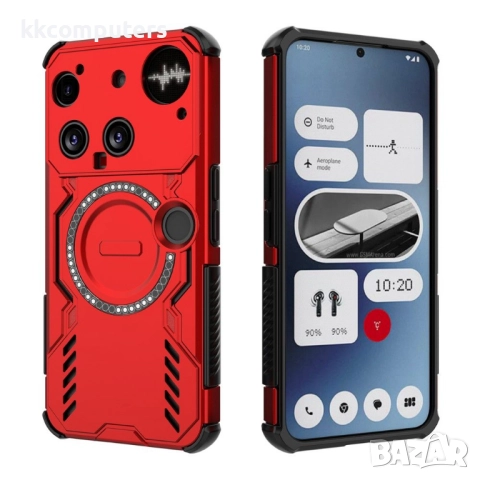 Butterfly Armor Магнитен калъф за Nothing Phone (3) 5G- PC + TPU, MagSafe, Охлаждащ дизайн, Вкл. Про, снимка 3 - Калъфи, кейсове - 52659453