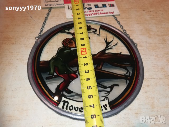 КРАСИВ ВИТРАЖ 15СМ 2001211013, снимка 3 - Колекции - 31488082