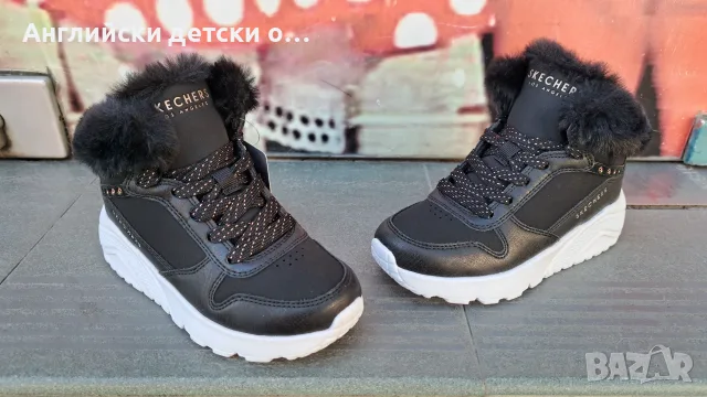 Английски детски кецове/боти Skechers, снимка 2 - Детски боти и ботуши - 56372014