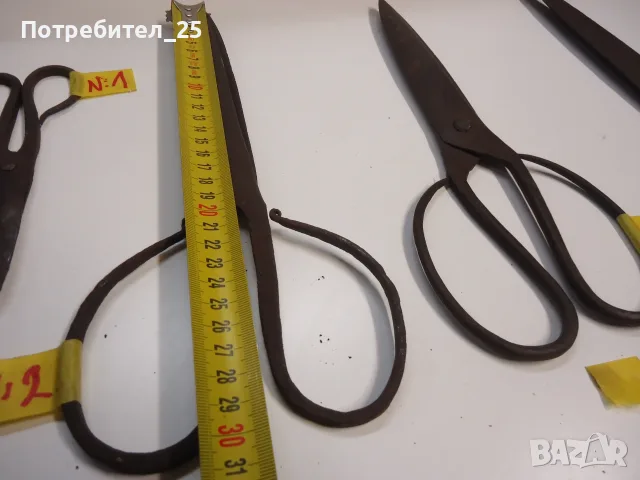 Стари ковани ножици, снимка 6 - Други ценни предмети - 55549507