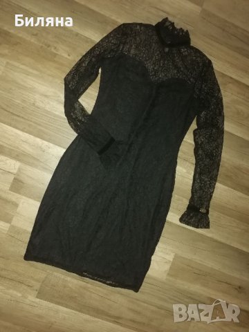 Черна рокля CHIARA FORTHI Milano, снимка 2 - Рокли - 36648371