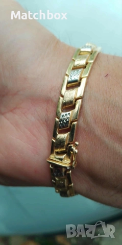 Златни гривни , обеци 14 карата 585 , снимка 10 - Гривни - 51919288