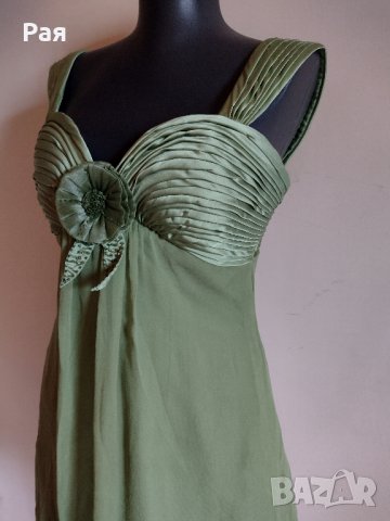 Елегантна рокля в резида / зелено на фирма  Scala Намаление на 120, снимка 3 - Рокли - 34205261