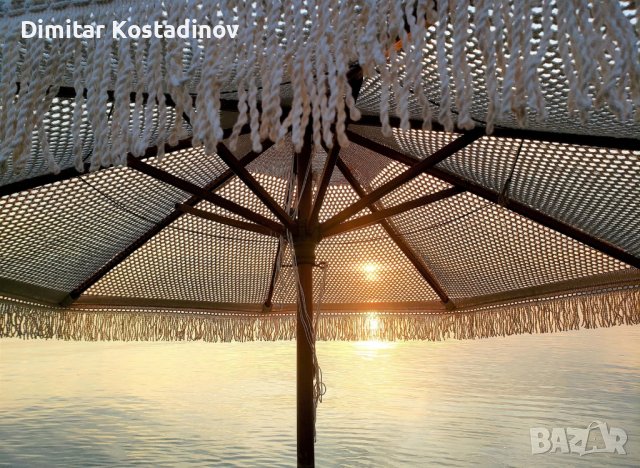 Плетен чадър за градина , плаж , ресторант или бийч бар, снимка 10 - Градински мебели, декорация  - 38627131