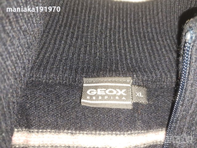 GEOX knit man (XL) мъжки вълнен пуловер, снимка 10 - Пуловери - 44269254