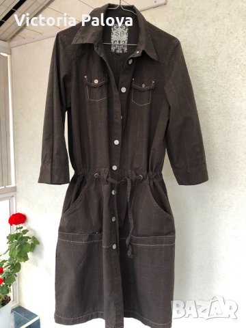 Супер рокля тип риза CECIL твърд памук, снимка 13 - Рокли - 30757383