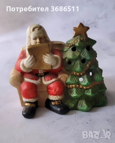 Керамични коледни декорации, снимка 6 - Декорация за дома - 52260903