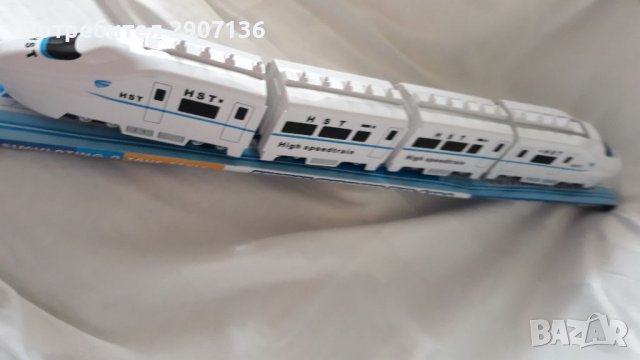 Влака - Стрела ,движи се без релси ,с батерии, има звуци, снимка 3 - Влакчета, самолети, хеликоптери - 38684224