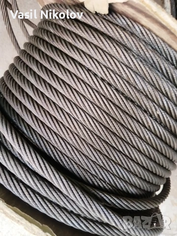 Стоманено въже ф12 Немко , снимка 2 - Други машини и части - 50888690