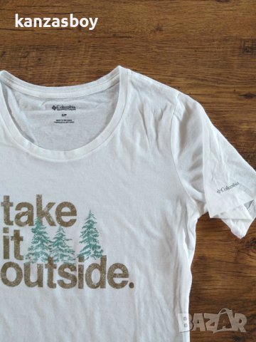 columbia - страхотна туризъм тениска КАТО НОВА , снимка 2 - Тениски - 42103866