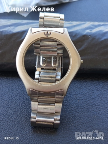 Метална верижка за часовник с каса АДИДАС много красива 43636