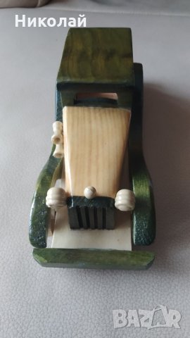 Дървен ретро автомобил , Дървена количка за декорация или игра , кола, снимка 8 - Коли, камиони, мотори, писти - 31059035