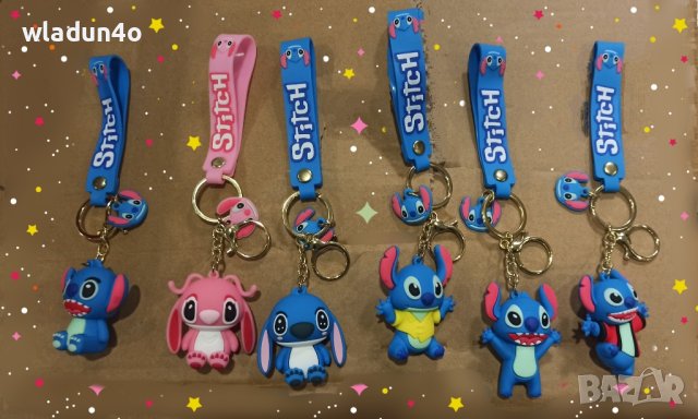 Ключодържатели Lilo & Stitch-Лило и Стич-7лв, снимка 1