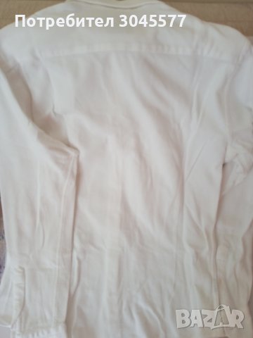 Риза Блуза бяла размер М, памук, снимка 4 - Ризи - 42620504