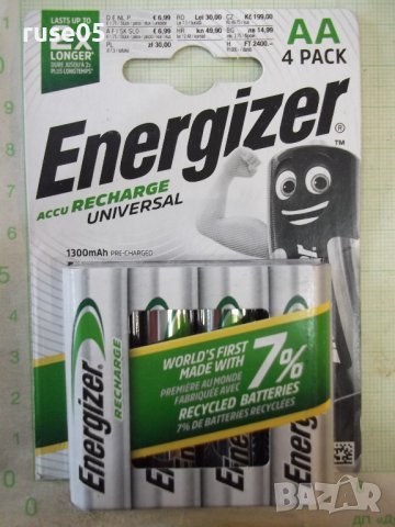 Комплект от 4 бр. акумулаторни батерии "Energizer AA" нови, снимка 7 - Други стоки за дома - 44327967