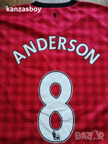 NIKE MANCHESTER UNITED Anderson 2012 2013 HOME SHIRT - страхотна футболна тениска S , снимка 2 - Тениски - 53167254