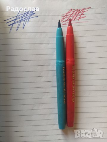 стари флумастери БГА БАЛКАН , снимка 5 - Ученически пособия, канцеларски материали - 37260923