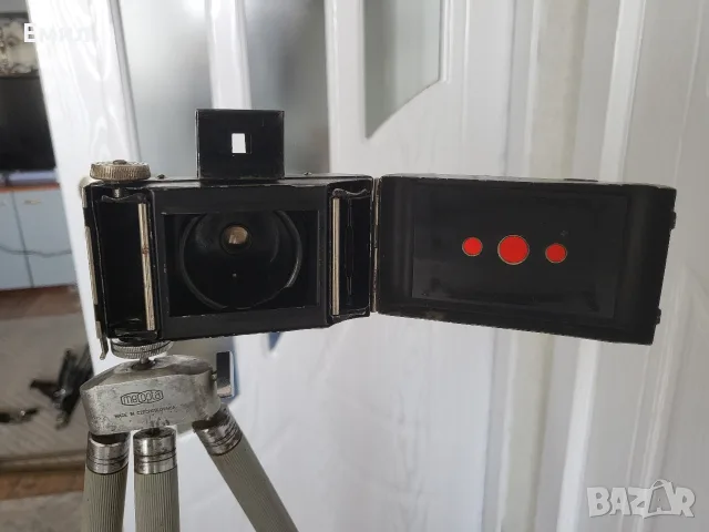 Антикварен бакелитов фотоапарат с тринога ВСВ, снимка 7 - Колекции - 55708754